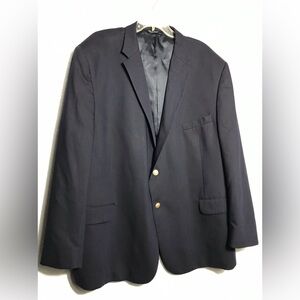 Jos. A. Bank Navy Blue 100% Wool Blazer Jacket 54R